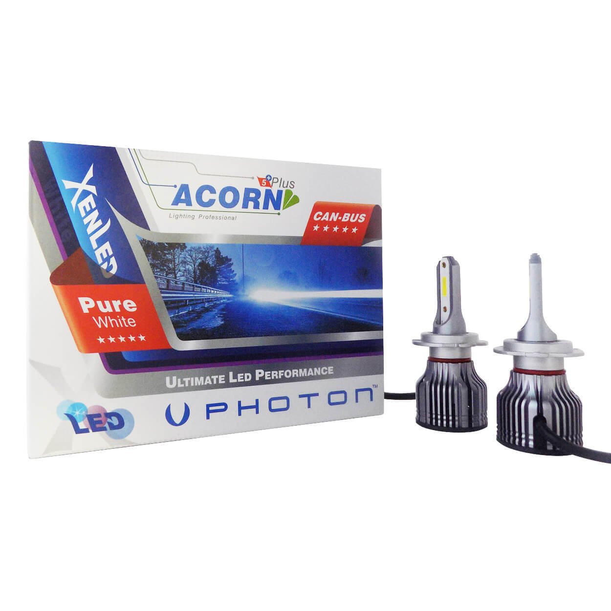 photon acorn h7 5 plus led headlight