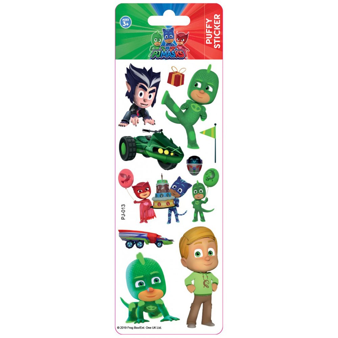 Pj Masks Parti Kabartmalı Sticker Hediyelik Sticker Çeşitleri