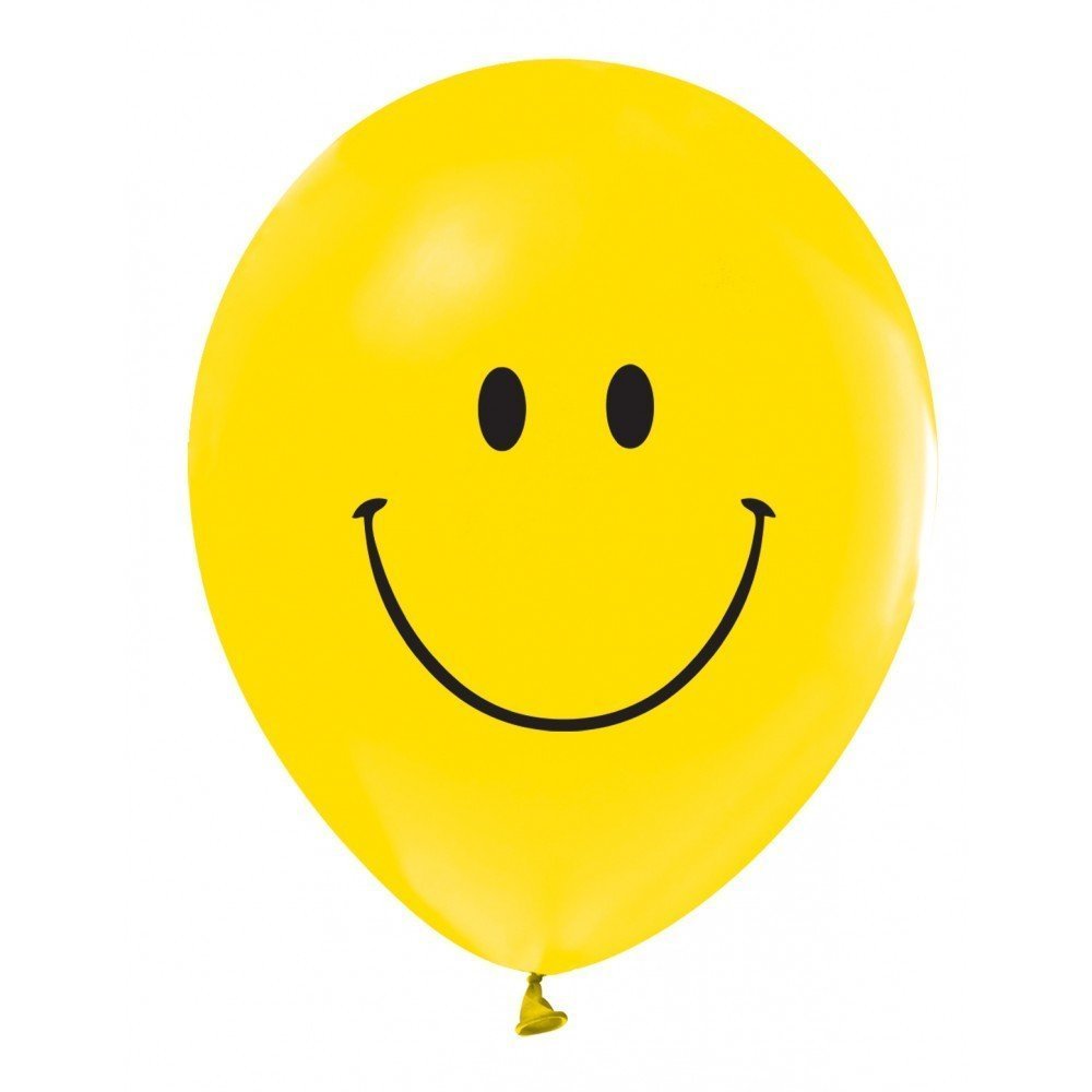 Gülen Yüz Baskılı Balon Baskılı Balon Logo Baskılı Balon