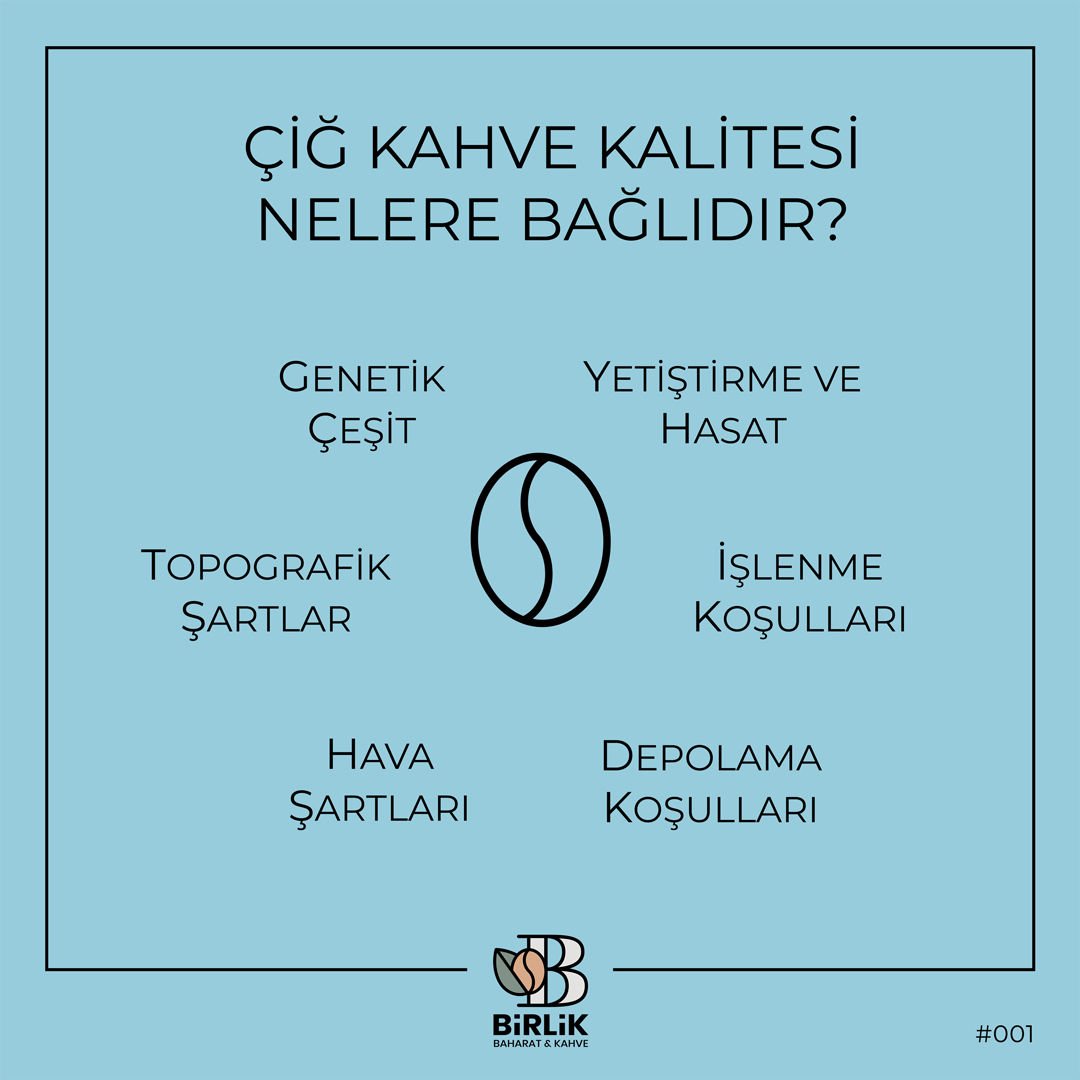 Çiğ Kahve Kalitesi Nelere Bağlıdır?