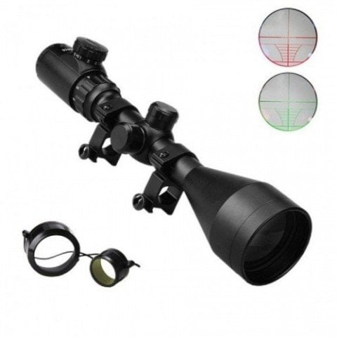 AİM 3-12x50e Çift Işıklı Zoomlu Tüfek Dürbün