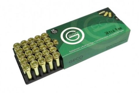 500 Adet Geco 500 Bar Kurusıkı Mermisi, 9mm