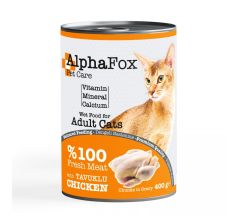 Alpha fox kedi konservesi tavuk etli 400GR
