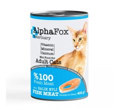 Alpha fox kedi konservesi balık etli 400GR