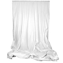 Savage (U.S.A) White Solid Muslin Backdrop (Beyaz Müslin Arka Fon)