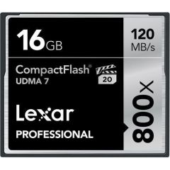 Lexar 16GB 800X 120MB/s Profesyonel CF Hafıza Kartı