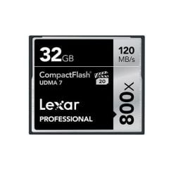 Lexar 32GB 800X 120MB/s Profesyonel CF Hafıza Kartı