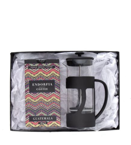 500 Ml French Press ve 250 gr Guatemala Kahve