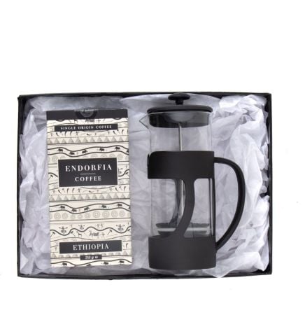 500 Ml French Press ve 250 gr Etiyopya Kahve