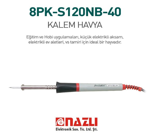 Kalem Havya 40 Watt Proskit 8PK-S120NB-40