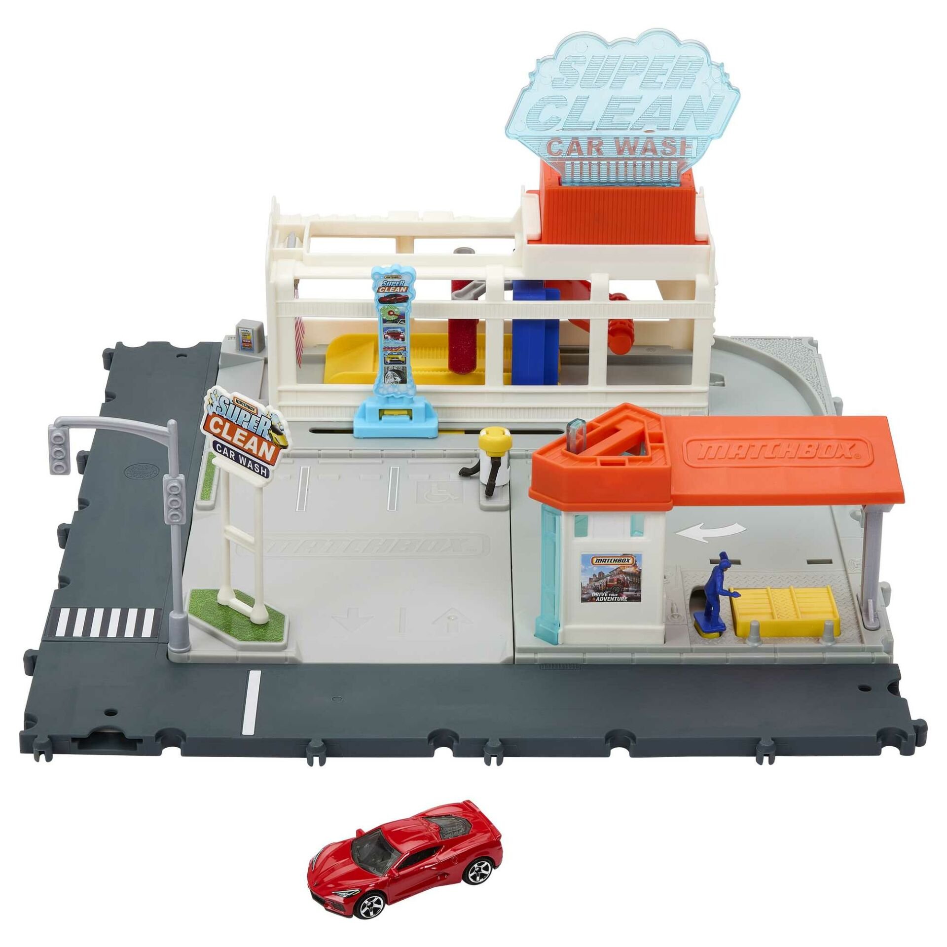 Matchbox Aksiyon Sürücüleri Süper Oto Yıkama Oyun Seti Matchbox Aksiyon Sürücüleri Süper Oto Yıkama Oyun Seti
