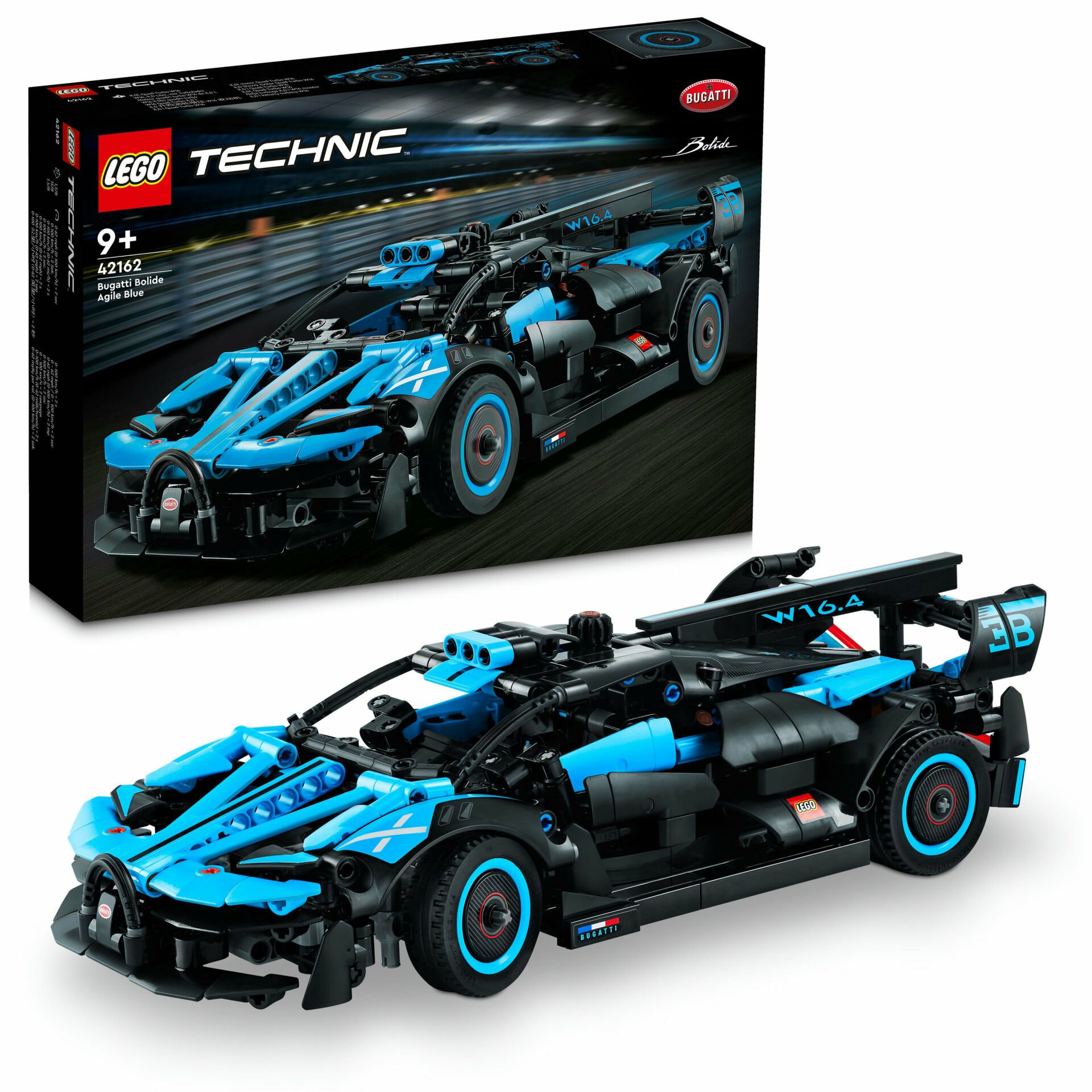 LEGO® Technic Bugatti Bolide Agile Blue 42162 Oyuncak Yapım Seti (905 Parça)