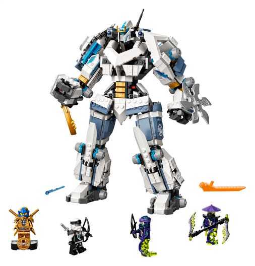 LEGO® NINJAGO® Legacy Zane’in Titan Makine Savaşı 71738 Koleksiyonluk Minifigürler İçeren Ninja Oyuncak Yapım Seti (840 Parça) LEGO® NINJAGO® Legacy Zane’in Titan Makine Savaşı 71738 Koleksiyonluk Minifigürler İçeren Ninja Oyuncak Yapım Seti (840 Parça)