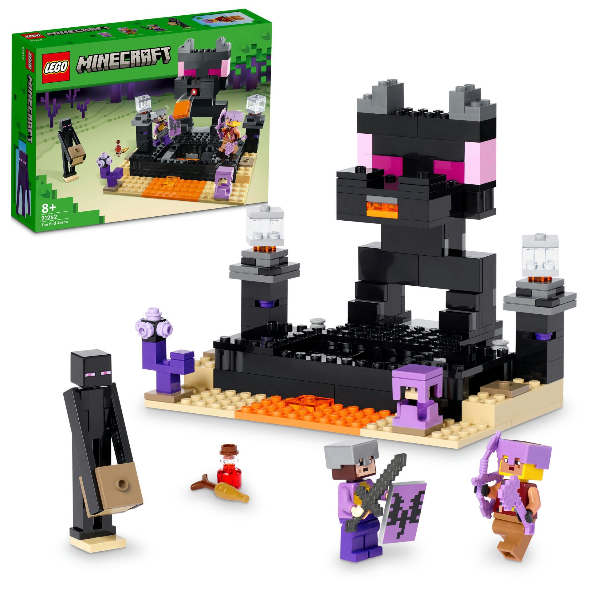 LEGO® Minecraft® End Arenası 21242 Oyuncak Yapım Seti (252 Parça)