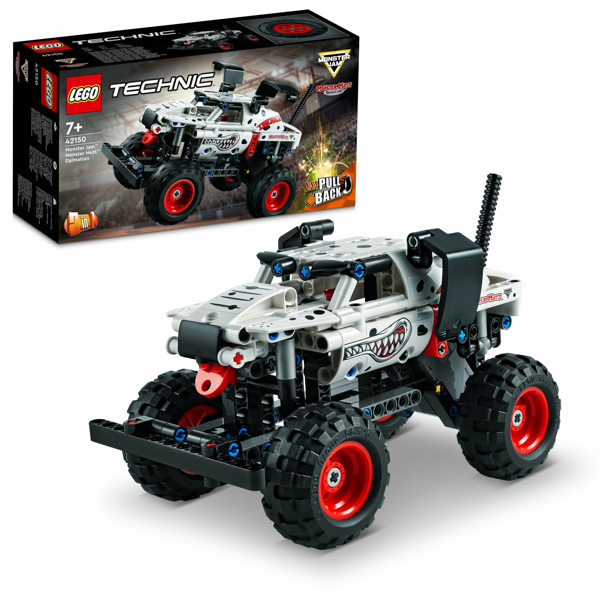 LEGO® Technic Monster Jam™ Monster Mutt™ Dalmaçyalı 42150 Oyuncak Yapım Seti (244 Parça)