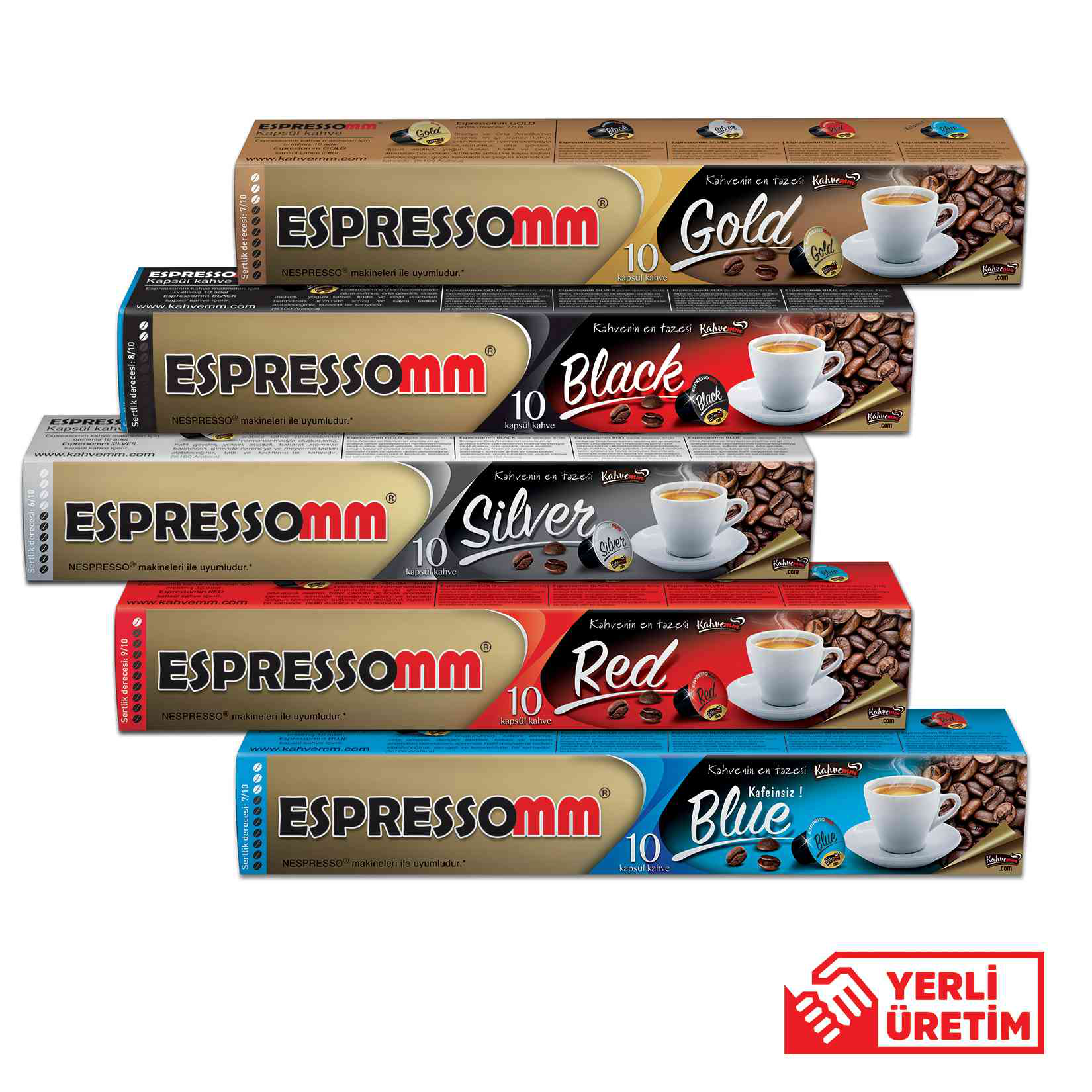ESPRESSOMM® KARIŞIK KAPSÜL KAHVE NESPRESSO® UYUMLU*