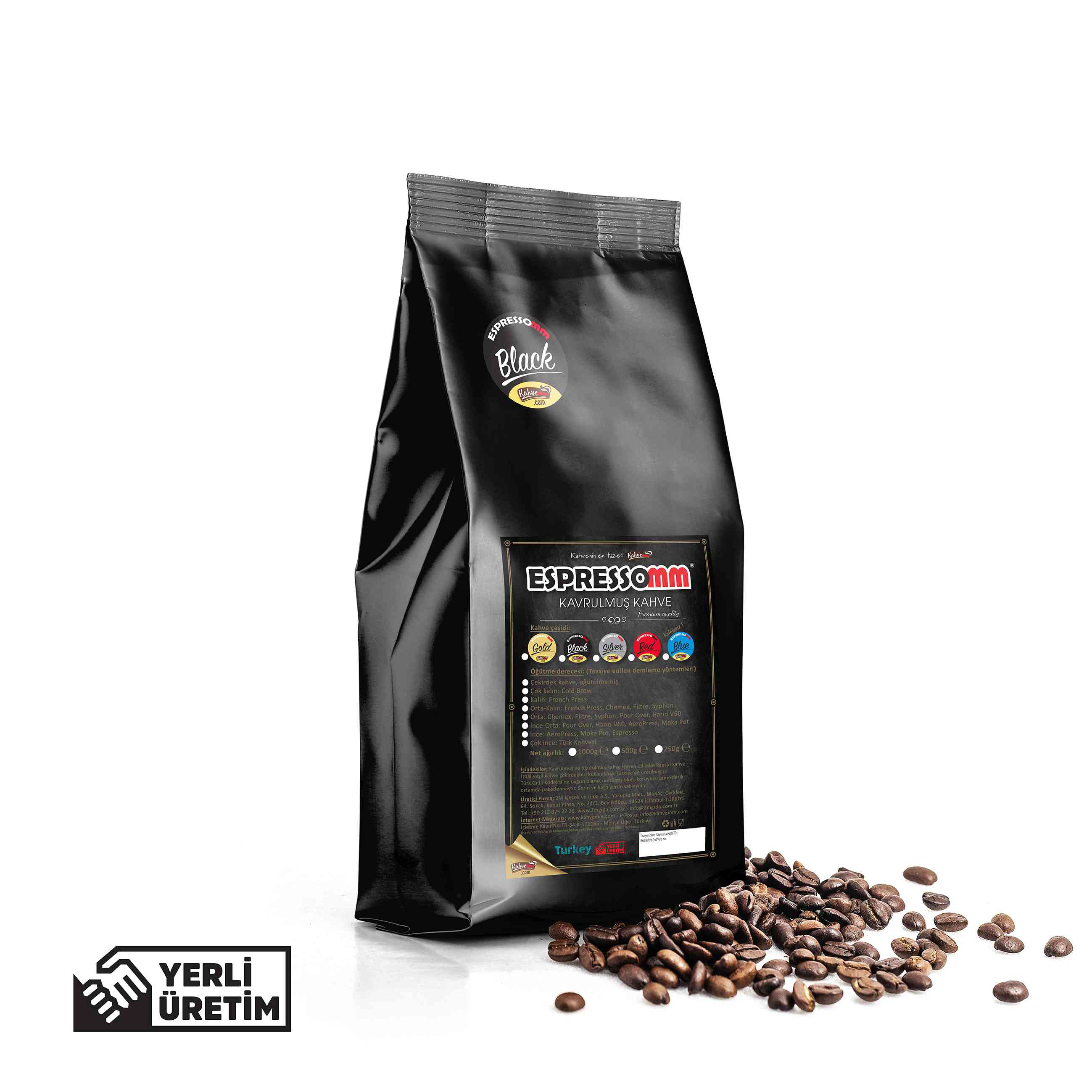 ESPRESSOMM® SİLVER ÇEKİRDEK KAHVE