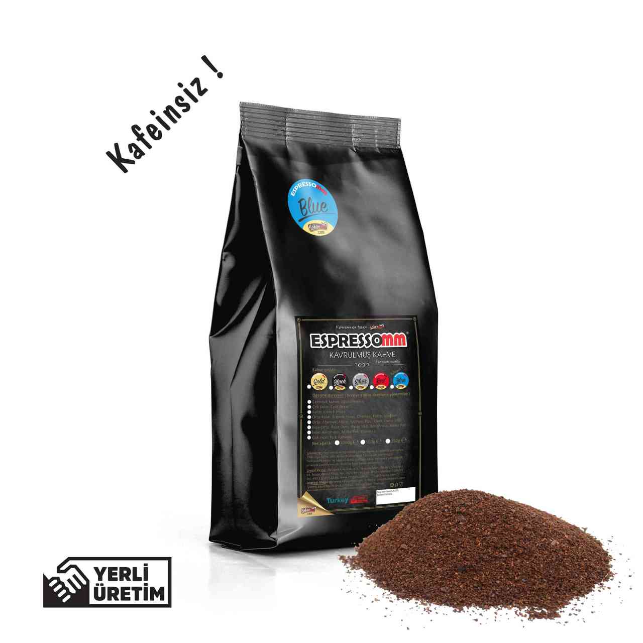 ESPRESSOMM® BLUE ÖĞÜTÜLMÜŞ KAHVEKAFEİNSİZ!