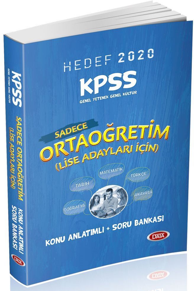 2020 KPSS Ortaöğretim Konu Anlatımlı Soru Bankası Data ...