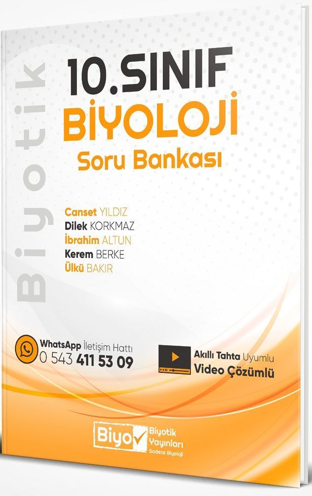 10. Sınıf Biyoloji Biyotik Soru Bankası Biyotik Yayınları Biyotik Yayınları