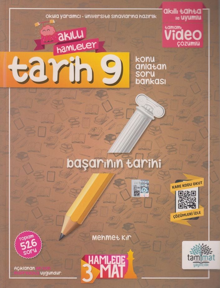 9. Sınıf Tarih Akıllı Hamleler Konu Anlatan Soru Bankası Tammat