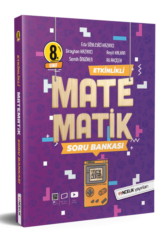 8. Sınıf Etkinlikli Matematik Soru Bankası Hiper Zeka Yayınları | Akm Kitap