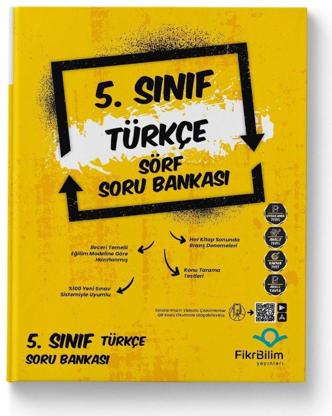 5 sinif turkce sorf soru bankasi fikribilim yayinlari