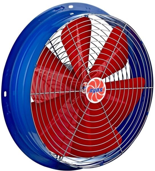 Ayas 25 cm 2800 d/d Sanayi Tipi Aspiratör 220 Volt Monofaze