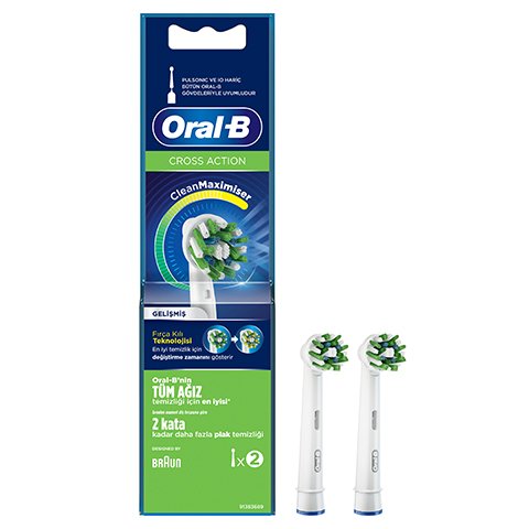 Oral-B Cross Action 2 Diş Fırçası Yedek Başlığı