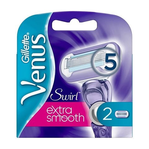 Gillette Venus Swirl Extra Smooth Kadın Tıraş Bıçağı 2'li