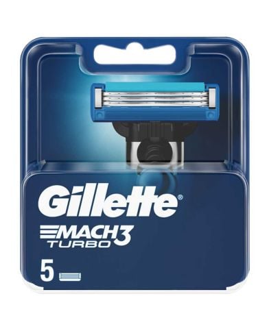 Gillette Mach 3 Turbo Yedek Tıraş Bıçağı 5'li