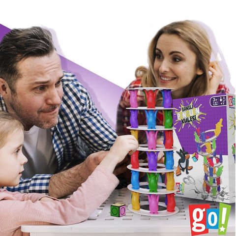 Go Toys Şanslı Penguen Kulesi Eğitici Zeka Ve Aktivite Oyunu