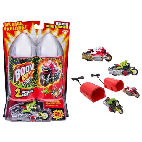 Giochi Preziosi Boom City Racers Motosiklet 2'li