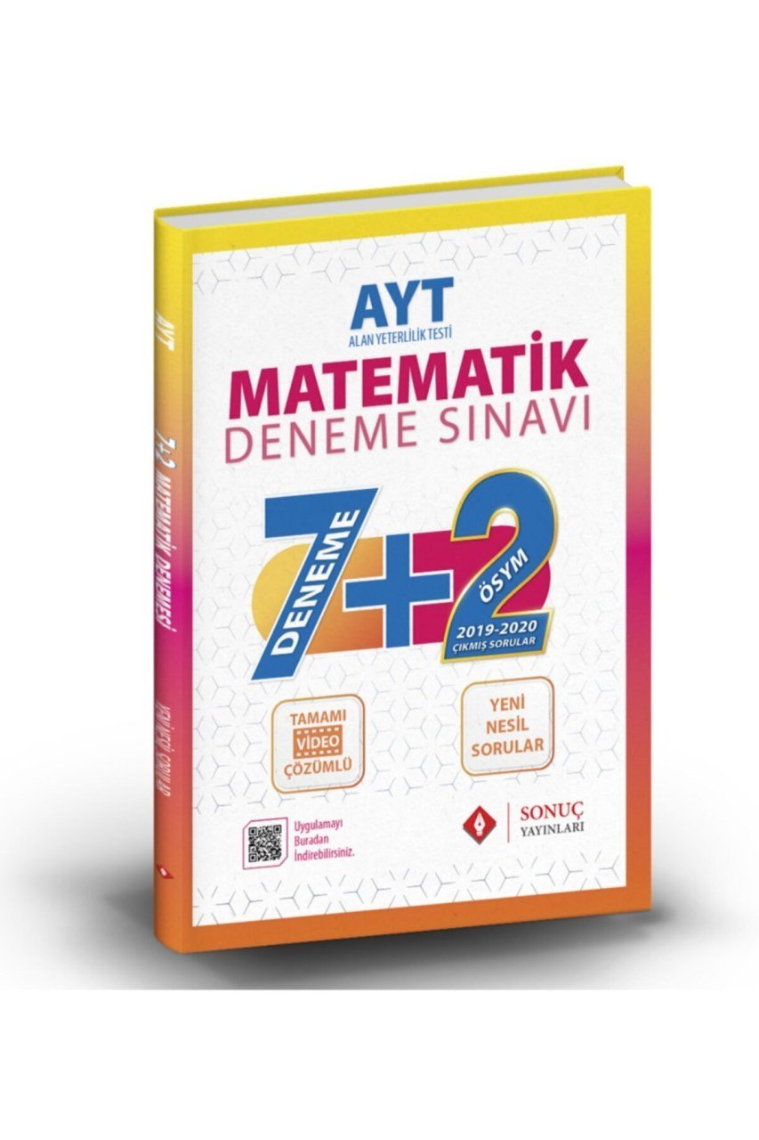 Sonuç Yayınları Ayt Matematik 7+2 Deneme Sınavı 2021-2022 - Birkitapcim.com