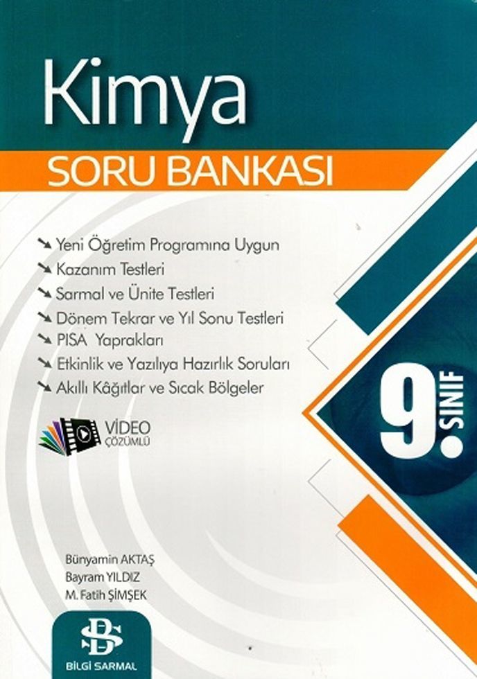 Bilgi Sarmal Yayınları 9. Sınıf Kimya Soru Bankası - birkitapcim.com