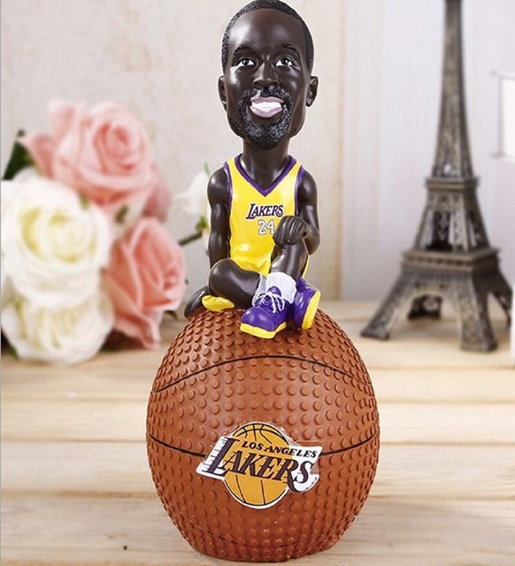 NBA Los Angeles Lakers Kobe Bryant Figür Kumbara Bakmakistersen Hediye