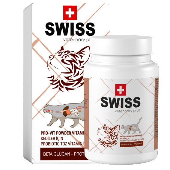 Swiss PROVIT CAT Powder Kedi Probiyotik Destek 100 gr