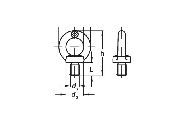 Aybolt Erkek 42 mm  DIN 580