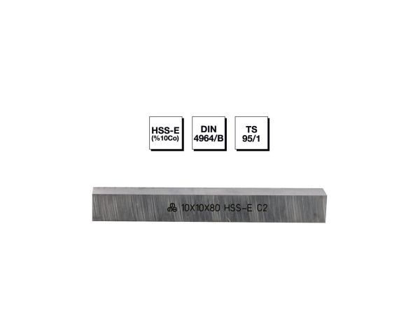 HSS - E (-Co) DIN 4964/B Kare Kesitli Torna Kalemi 20x20x160