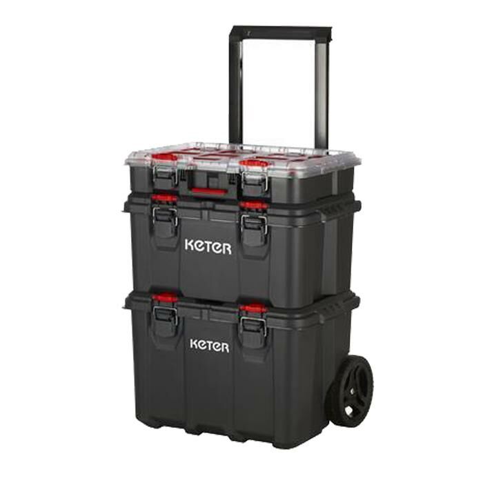 Keter 17210365 Pack N Stack Hart Modular System 3 Katlı Tekerlekli Takım Çantası Keter 17210365 Pack N Stack Hart Modular System 3 Katlı Tekerlekli Takım Çantası