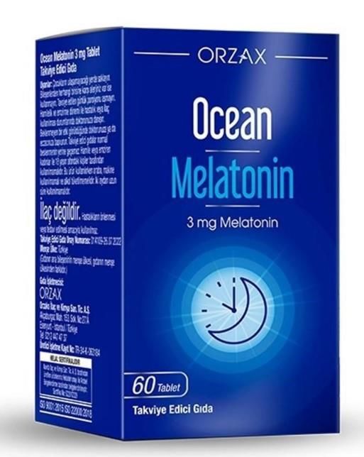 Ocean Melatonin 3mg 60 Tablets