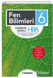 6. Sınıf Fen Bilimleri Kazanım Odaklı HBA Tudem Eğitim