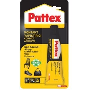 Pattex Deri Kauçuk Ahşap Yapıştırıcı 50 gr Tüp