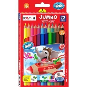 Fatih Jumbo Kuru Boya 12 Renk