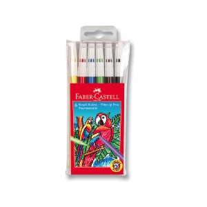 Faber Castell Keçeli Kalem 6 Renk Yıkanabilir