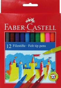 Faber Castell UniColor Keçeli Kalem 12 Renk