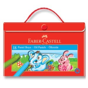 Faber Castell Pastel Boya Plastik Kutu 18 Renk