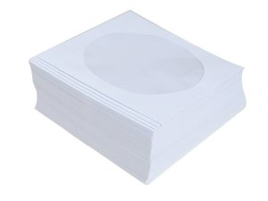 Doğan CD-DVD Zarfı Pencereli Beyaz 12,5x12,5cm 90gr. 100'lü