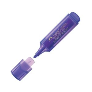 Faber Castell Şeffaf Gövde Fosforlu Kalem 1546 Mor