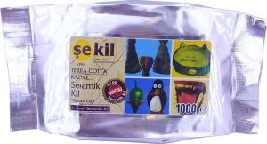 Şekil Seramik Hamuru Terracotta 1000 GR Kahverengi